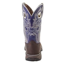 Durango Women's Rebel Purple And Brown Square Toe Boot 6 Durango Women's Rebel Purple And Brown Square Toe Boot -Ariat Store RD3576 back