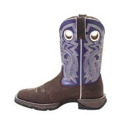 Durango Women's Rebel Purple And Brown Square Toe Boot