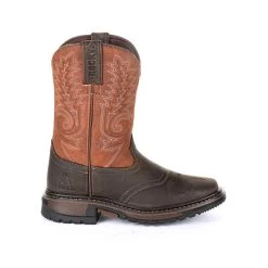 Rocky Boots Rocky Big Kid's Orange And Chocolate Square Toe Boot -Ariat Store RKW0257Y profile