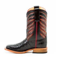 Anderson Bean Kids Black Caiman Print Square Toe Boot -Ariat Store Screen Shot 2019 10 21 at 11.05.57 AM