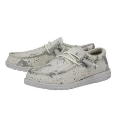 Heydude Hey Dude Men's Wally Camouflage Greyscale Desert Camo