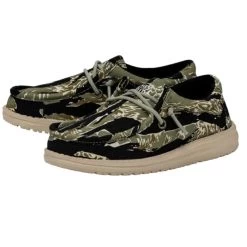 Heydude Hey Dude Wally Youth Ripstop Tiger Stripe Camo