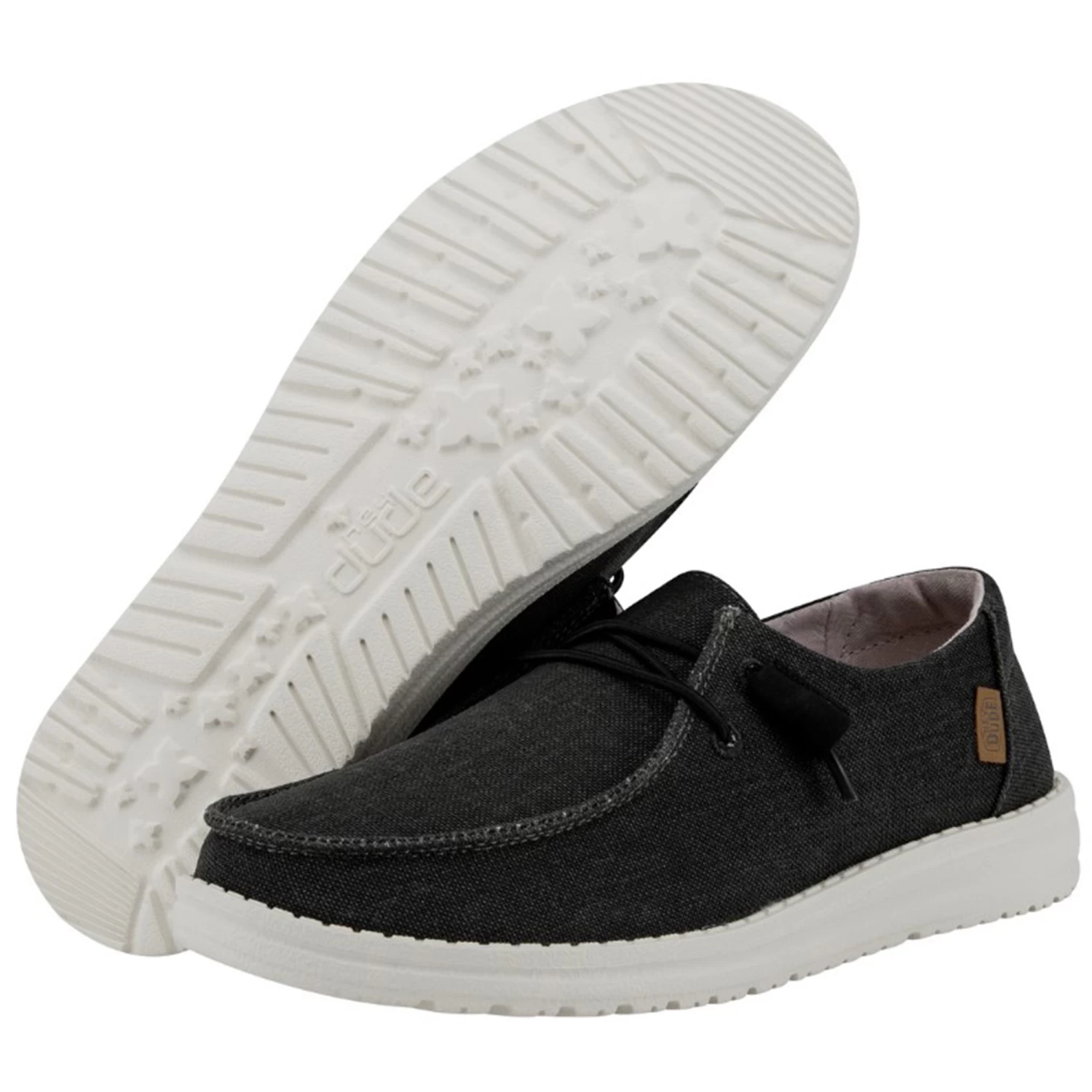 Heydude Hey Dude Wendy Chambray Off Black Shoe 2 Heydude Hey Dude Wendy Chambray Off Black Shoe - Image 2