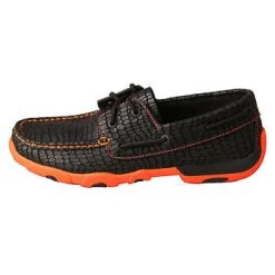 Twisted X Women's Black & Orange Driving Moc -Ariat Store Twisted X 1854