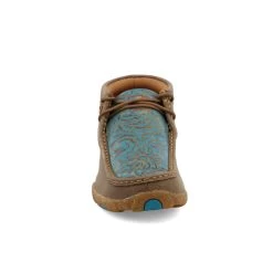 Twisted X Women's Turquoise Bomber Tooled Moc -Ariat Store WDM0148 05