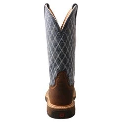 Twisted X Brown And Blue Composite Toe Boots 10 Twisted X Brown And Blue Composite Toe Boots -Ariat Store WXBN001 6