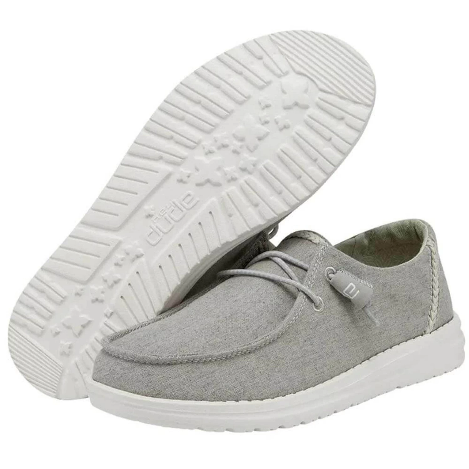Heydude Hey Dude Youth Wendy Chambray Braid Grey Shoe 5 Heydude Hey Dude Youth Wendy Chambray Braid Grey Shoe - Image 5