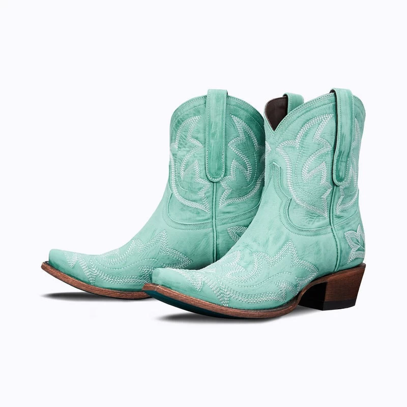 Lane Saratoga Turquoise Bootie 1 Lane Saratoga Turquoise Bootie