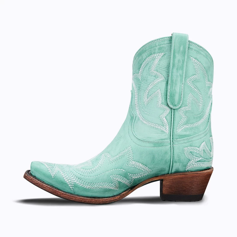 Lane Saratoga Turquoise Bootie 3 Lane Saratoga Turquoise Bootie - Image 3
