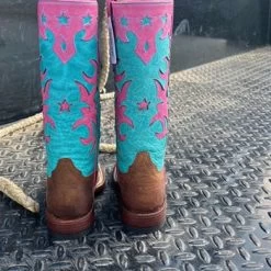 Macie Bean Pink & Turquoise Mad Dog Tall Boots 9 Macie Bean Pink & Turquoise Mad Dog Tall Boots -Ariat Store mk3