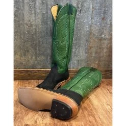 Olathe Black And Jade Hippo Boots -Ariat Store olth4
