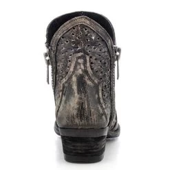 Corral Boots Corral's Circle G Brand- Black And Grey Shorty Boots -Ariat Store q0001 4