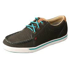 Twisted X Women's Rubberized Brown And Turquoise Casual Shoe