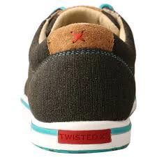Twisted X Women's Rubberized Brown And Turquoise Casual Shoe 3 Twisted X Women's Rubberized Brown And Turquoise Casual Shoe - Image 3